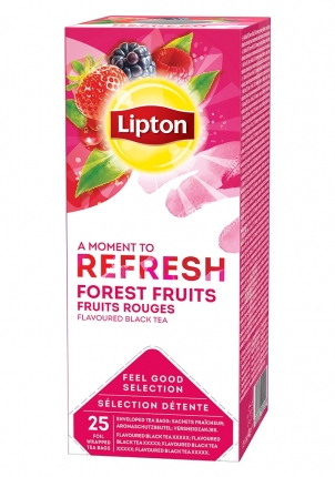 Lipton Forest Fruits – чорний чай зі шматочками фруктів
