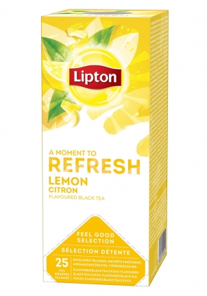 Lipton Lemon Tea the citron - черный чай с кусочками лимона