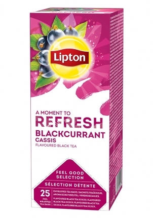 Lipton Blackcurrant Tea the cassis – чорний чай зі шматочками смородини