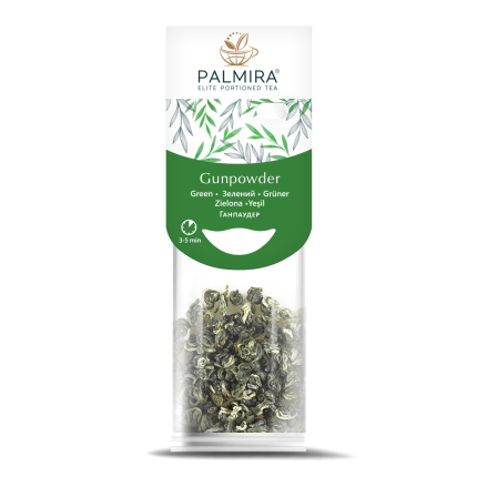 Чай зеленый Palmira «ГАНПАУДЕР» T-Сup, 10 шт/уп по 2.4 г
