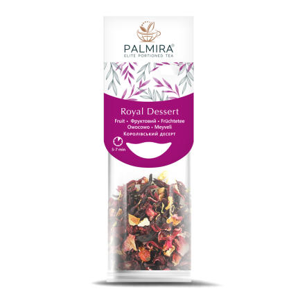Чай фруктовий  Palmira « КОРОЛІВСЬКИЙ ДЕСЕРТ» T-Сup, 10 шт/уп по 3.2 г